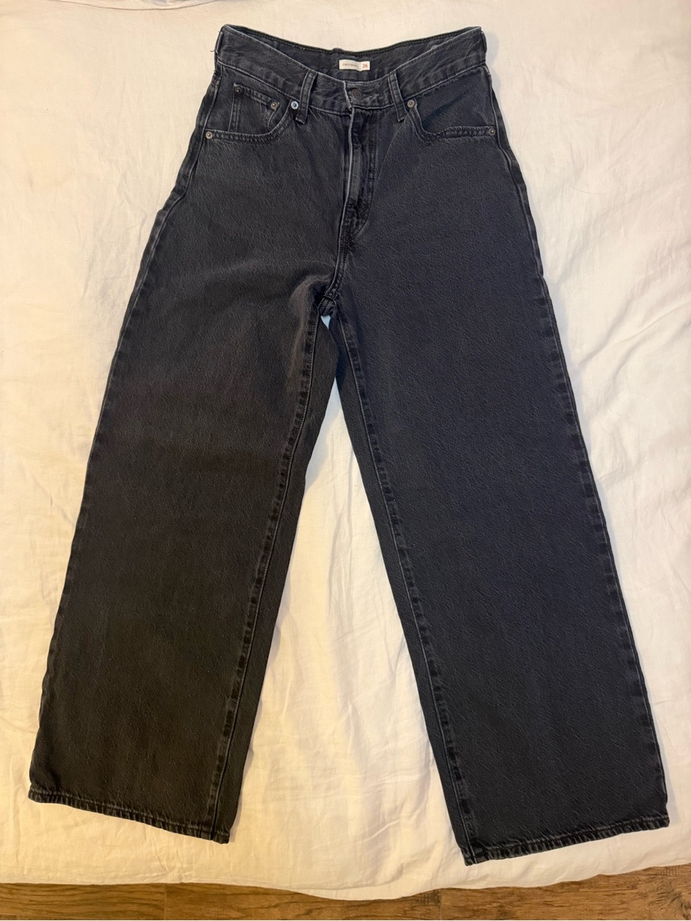 Levi’s Women’s Black Wide-Leg Jeans